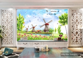 Wall paintings for children room kid031
