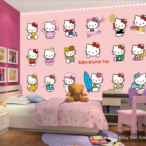 Wall paintings for children room kid034