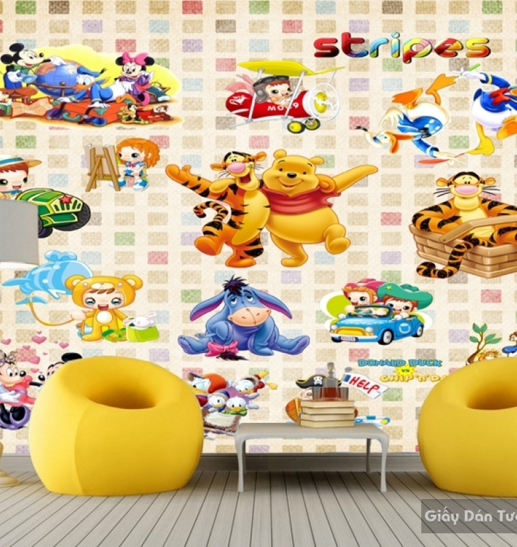 Wall paintings for children room kid036