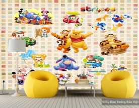 Wall paintings for children room kid036