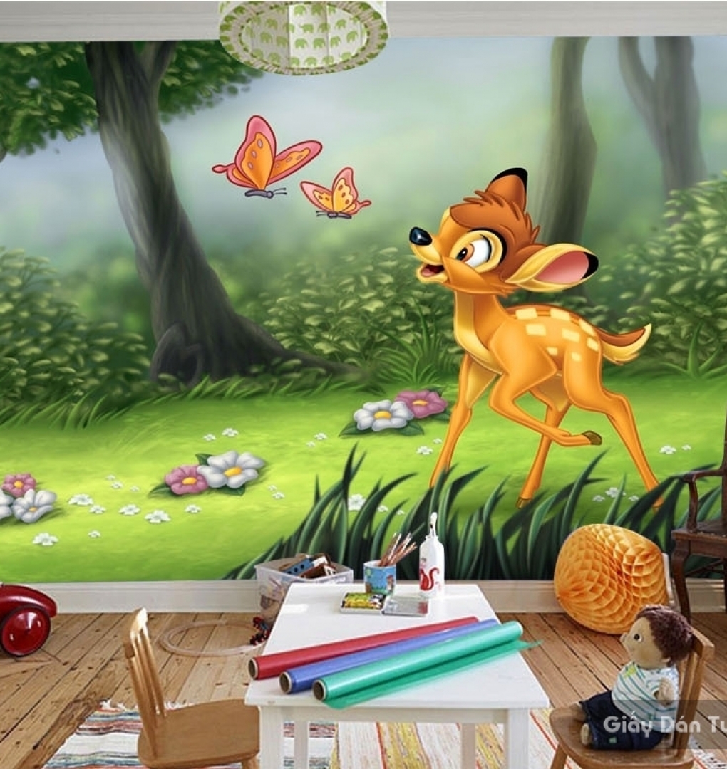Wall paintings for children room kid037
