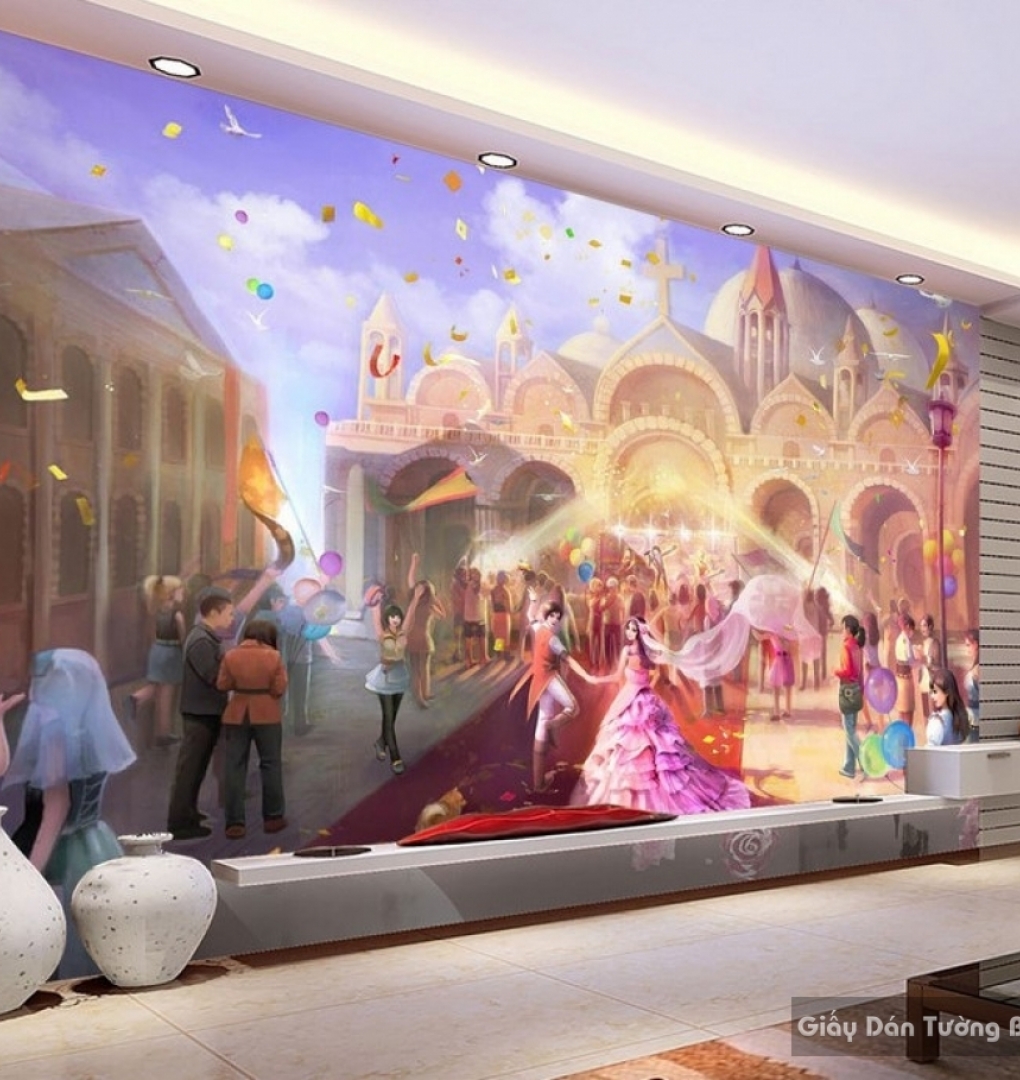 Wall paintings for children room kid039