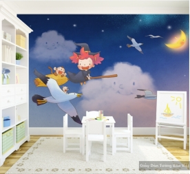 Wall paintings for children room kid040