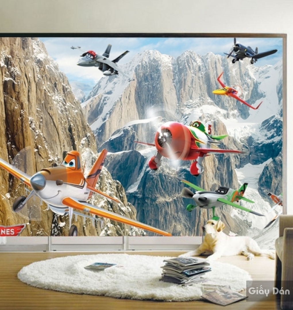 Wall paintings for children room kid042