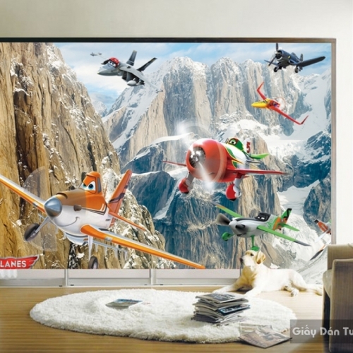 Wall paintings for children room kid042