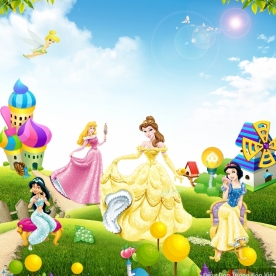 Wall paintings for children room kid046