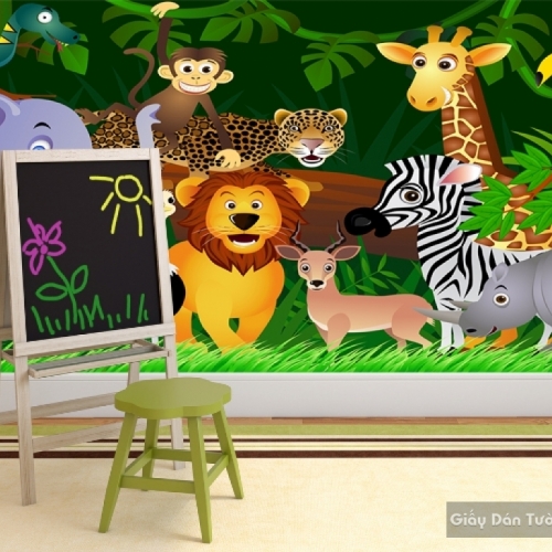 Wall paintings for children room kid051