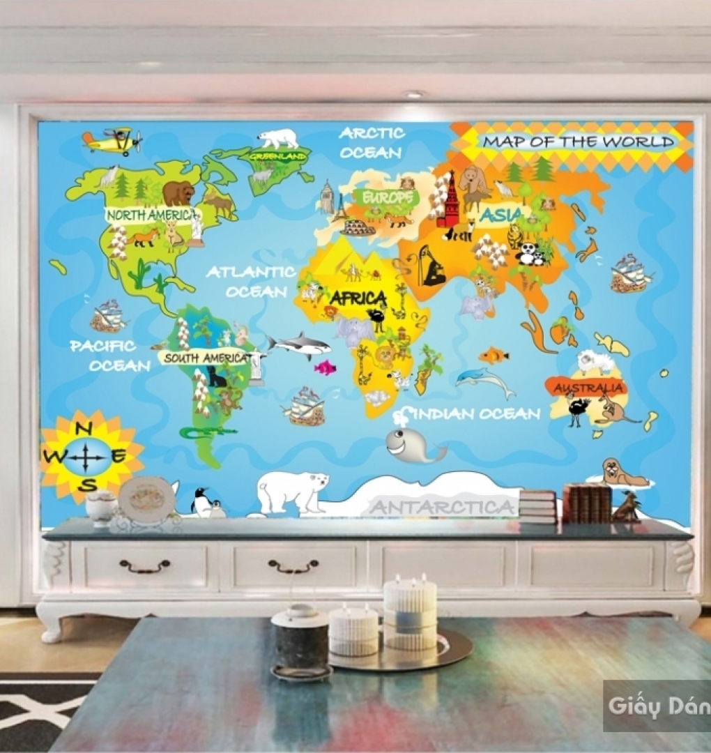 Wall paintings for children room kid052