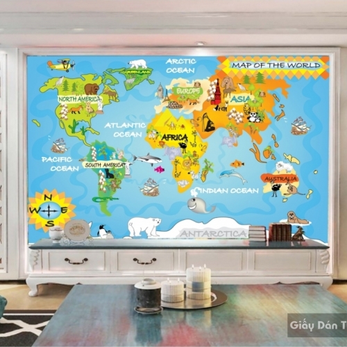 Wall paintings for children room kid052