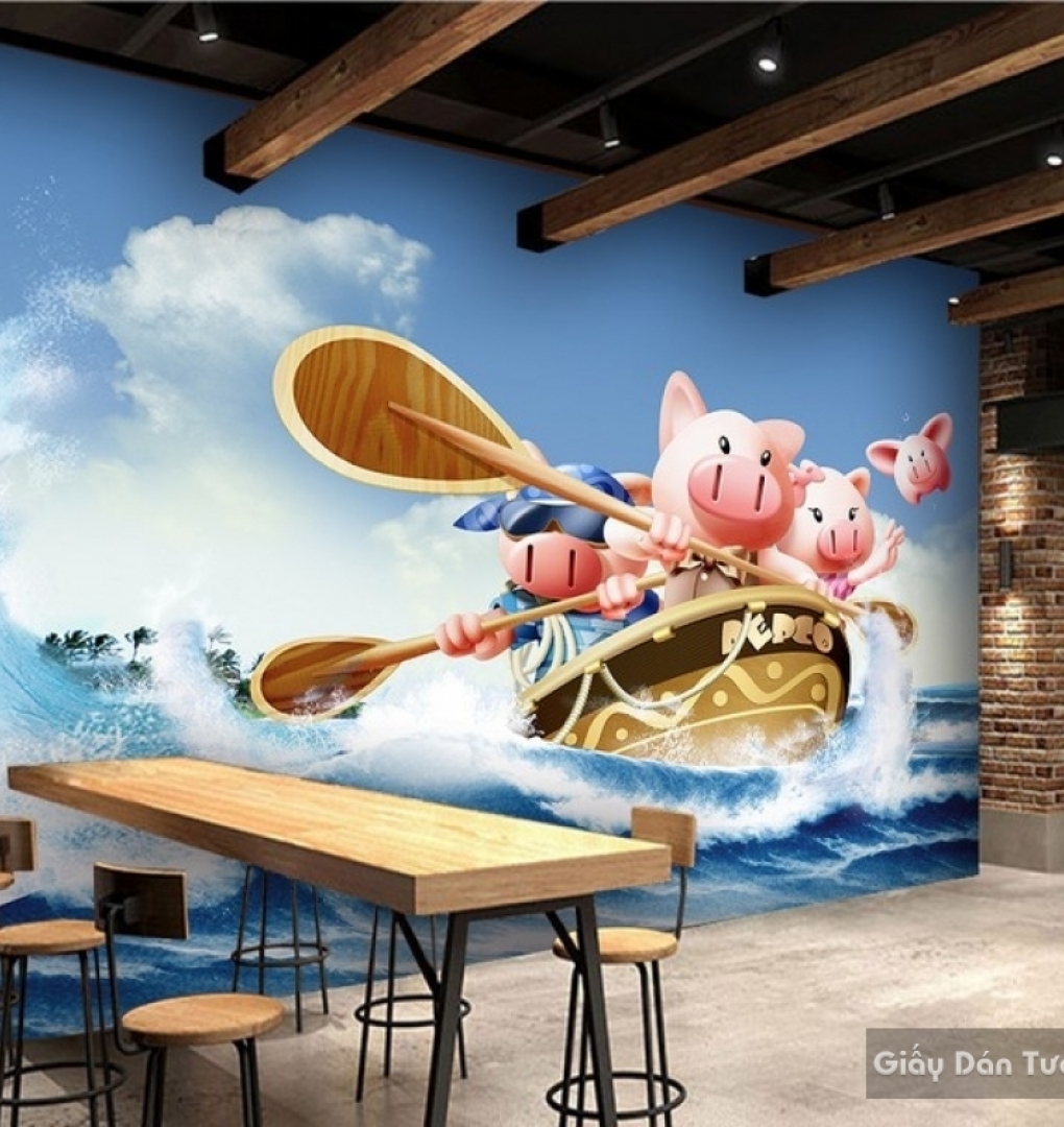 Kid007 children's wall painting