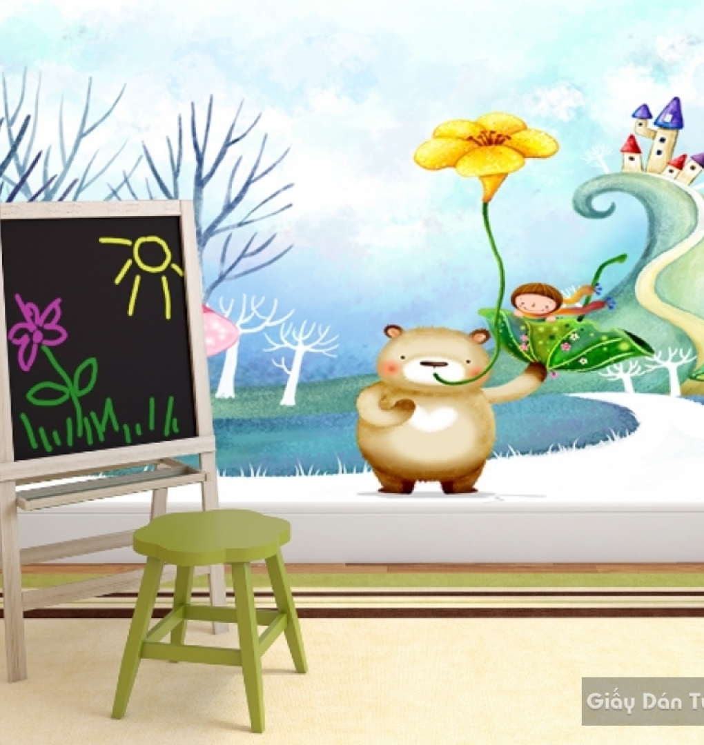 Kid020 children's wall painting