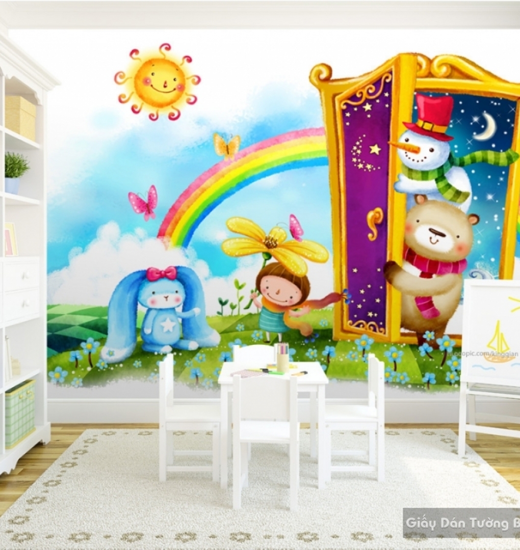 Kid023 children's wall painting