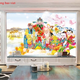 Wall painting of blessing and longevity ft107