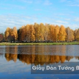 Wallpaper 3D Natural Scenery Mountain River LK 1501-31