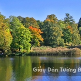 Wallpaper 3D Natural Scenery Mountain River LK 1501-34