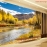 Wall paintings of mountain landscape me033