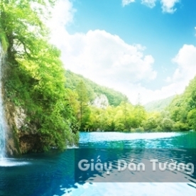 3D Waterfall Wallpaper WF 1501-2