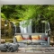 3D wall paintings of waterfall W100