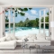 3D wall paintings of windows w046