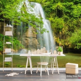 Waterfall wall paintings v141