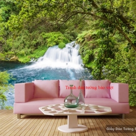 Wallpaper of waterfall 3D W052