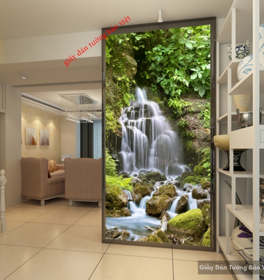 Wallpaper of beautiful 3D waterfall K16235555