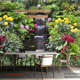 3d waterfall wall paintings w159