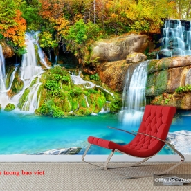 3d waterfall wall paintings w180