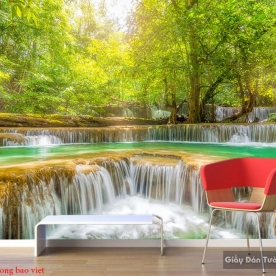 Wall paintings of waterfall W171