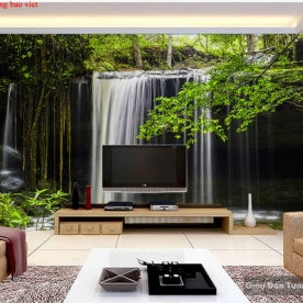 Wall paintings of waterfall W175