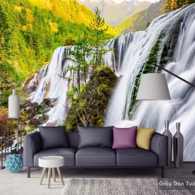 3D waterfall wallpaper W008
