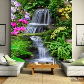 3D waterfall wallpaper W013
