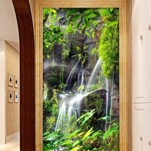 Wallpaper 3D waterfall waterfall W025