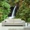 Wallpaper 3D waterfall waterfall W028
