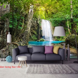 Wall paintings waterfall me070