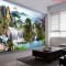 Wall paintings of waterfall ft108