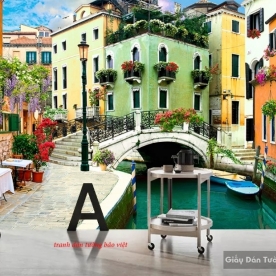 3D wall paintings for cafe Fm323