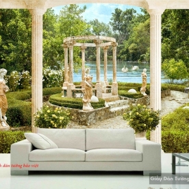 3D wall paintings for cafe fm319