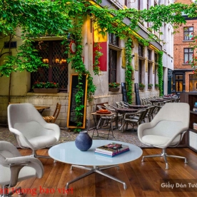 3d wall painting for cafe Fm356