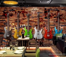3d wall paintings of the guitar v134