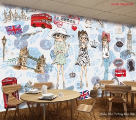 Decorative 3d wall paintings v094
