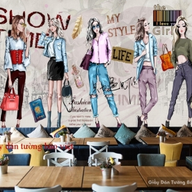 Wallpaper for cafe K17612445