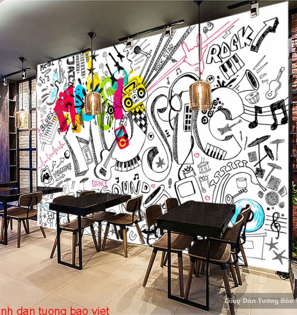 Wallpaper for cafe fm381
