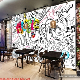 Wallpaper for cafe fm381