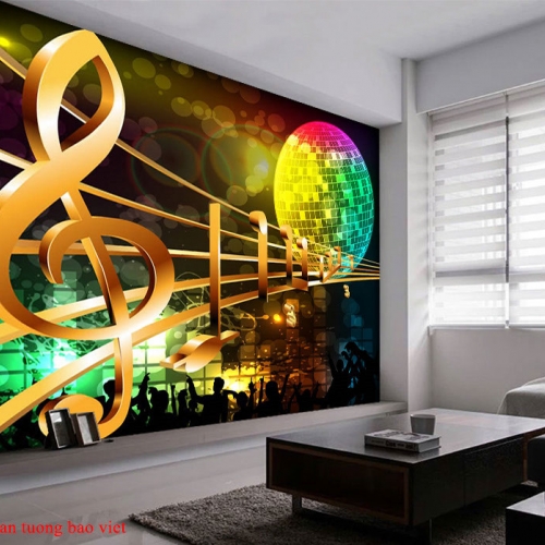 3d wall paintings for karaoke room me046