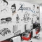 Wall paintings for me105 hair salon