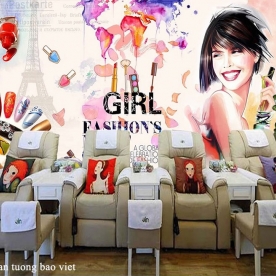 Wall paintings for nail salon me100