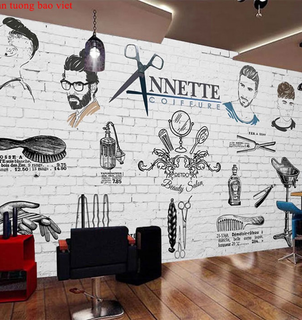 Wall paintings for me105 hair salon