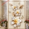 Painting 3D glass tiles on the beautiful wall K16334782