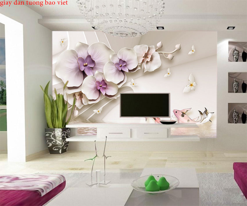 orchid orchid 3d model room style fl146m